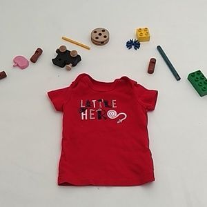 Red firefighter t shirt